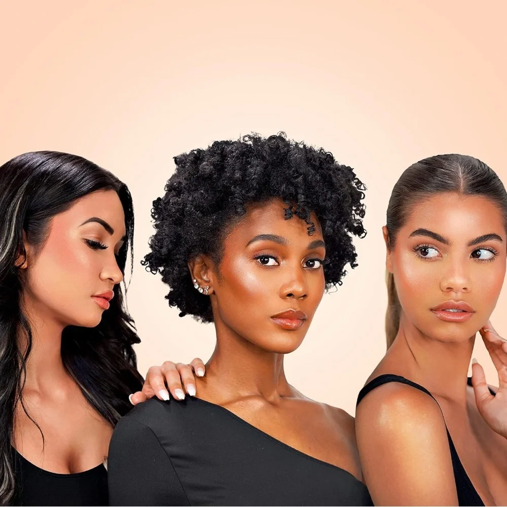 Blinc Glow Getter Face Palette, Cheek Palette with Highlighters, Blush & Contour